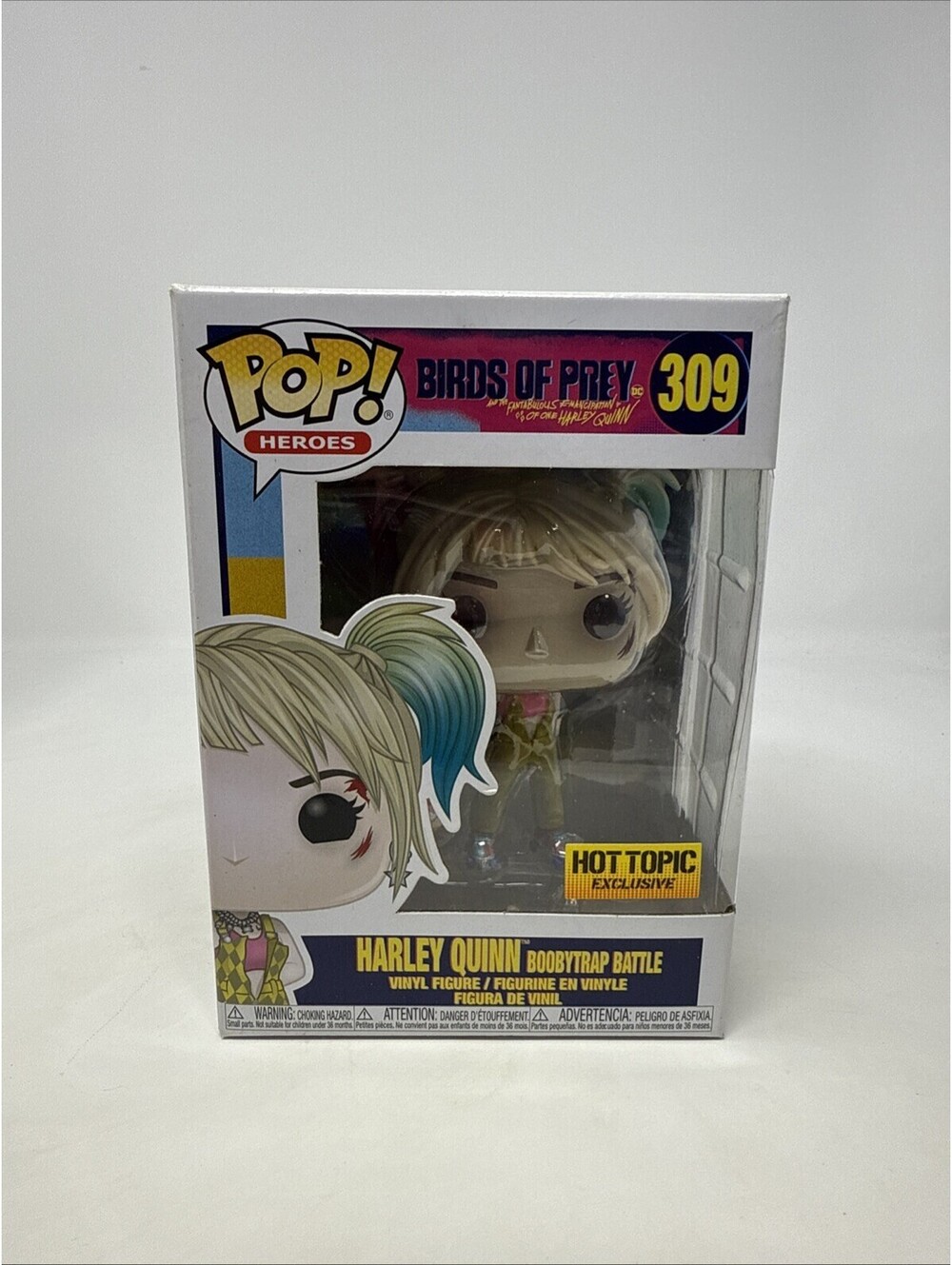 Funko Pop! Harley Quinn #309 Boobytrap Battle Birds Of Prey Hot Topic Exclusive